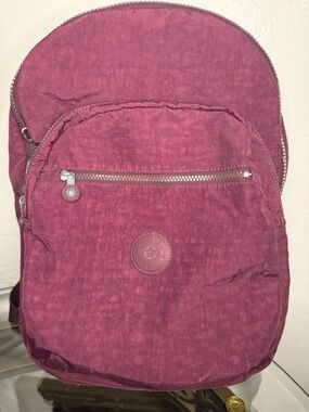 Kipling Compact Backpack in Mauve